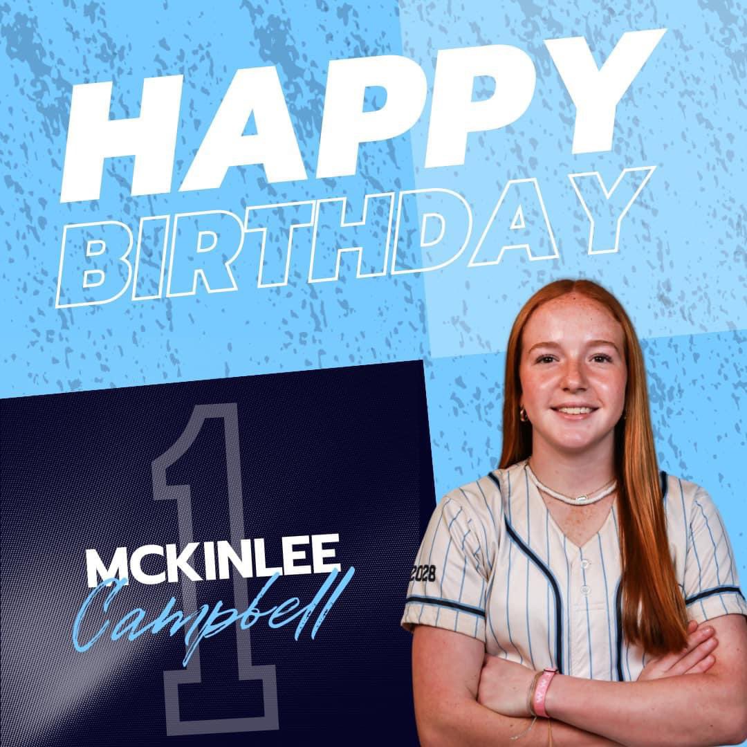 stacyface98's tweet photo. Happy 14th birthday to our McKinlee! 
@gcwsoftball https://t.co/O3VQ585ipE