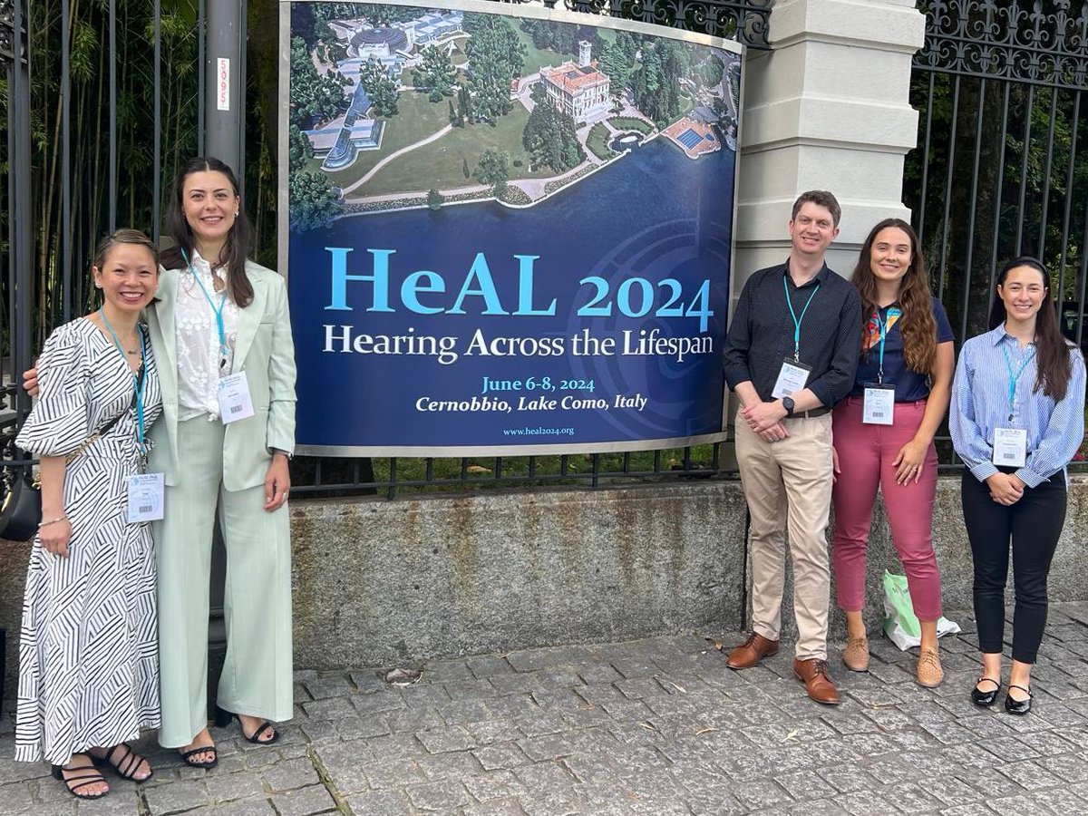 WCVID's tweet photo. Buongiorno! Our Ear Health team, led by A/Prof Chris Brennan-Jones, headed to the shores of Lake Como #Italy earlier this month to represent @WCVID @telethonkids at HeAL 2024 Hearing Across the Lifespan
#otitismedia #EarHealthForLife #earinfections #hearingloss https://t.co/GN2iL9b01e