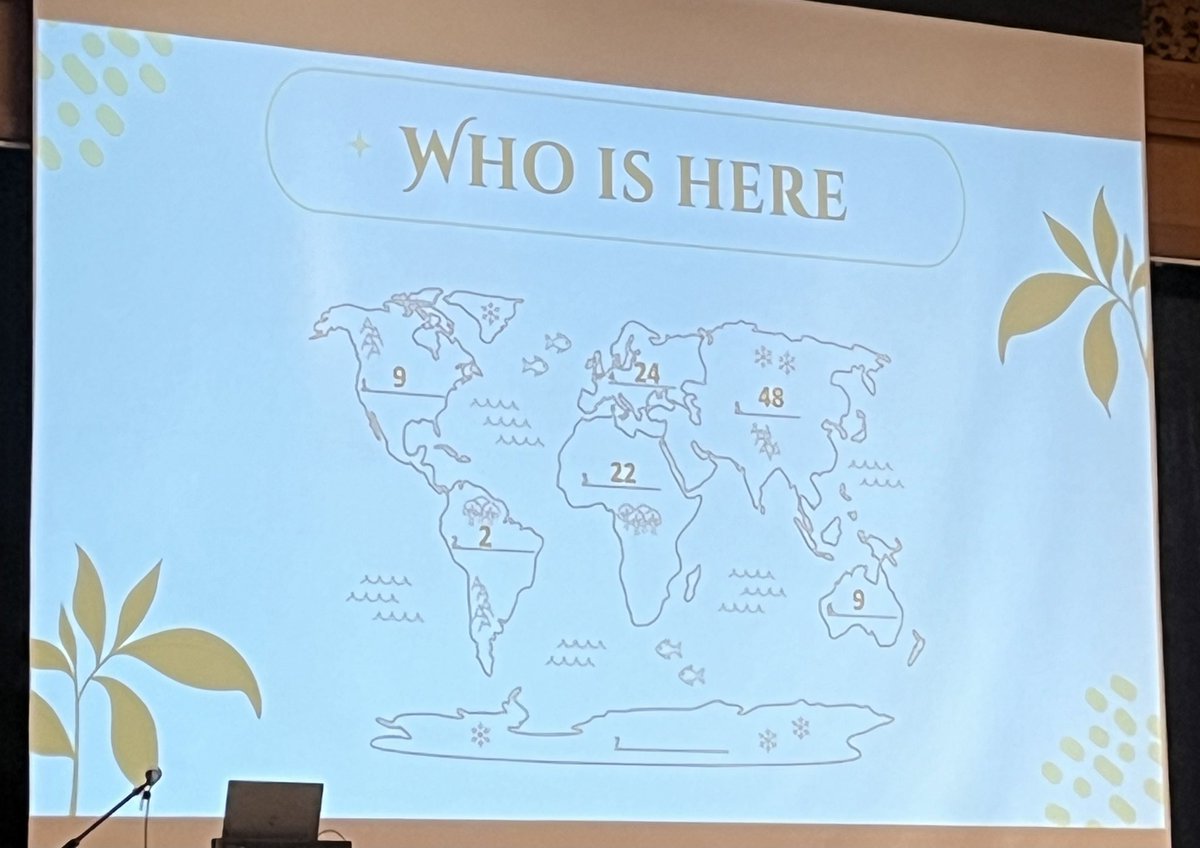 Great start to #SWFS2024 in KL! Great representation from Africa and Asia this year! Really looking forward to reconnecting with those I’ve met before and meeting more folks working in wildlife forensics from around the world this week!