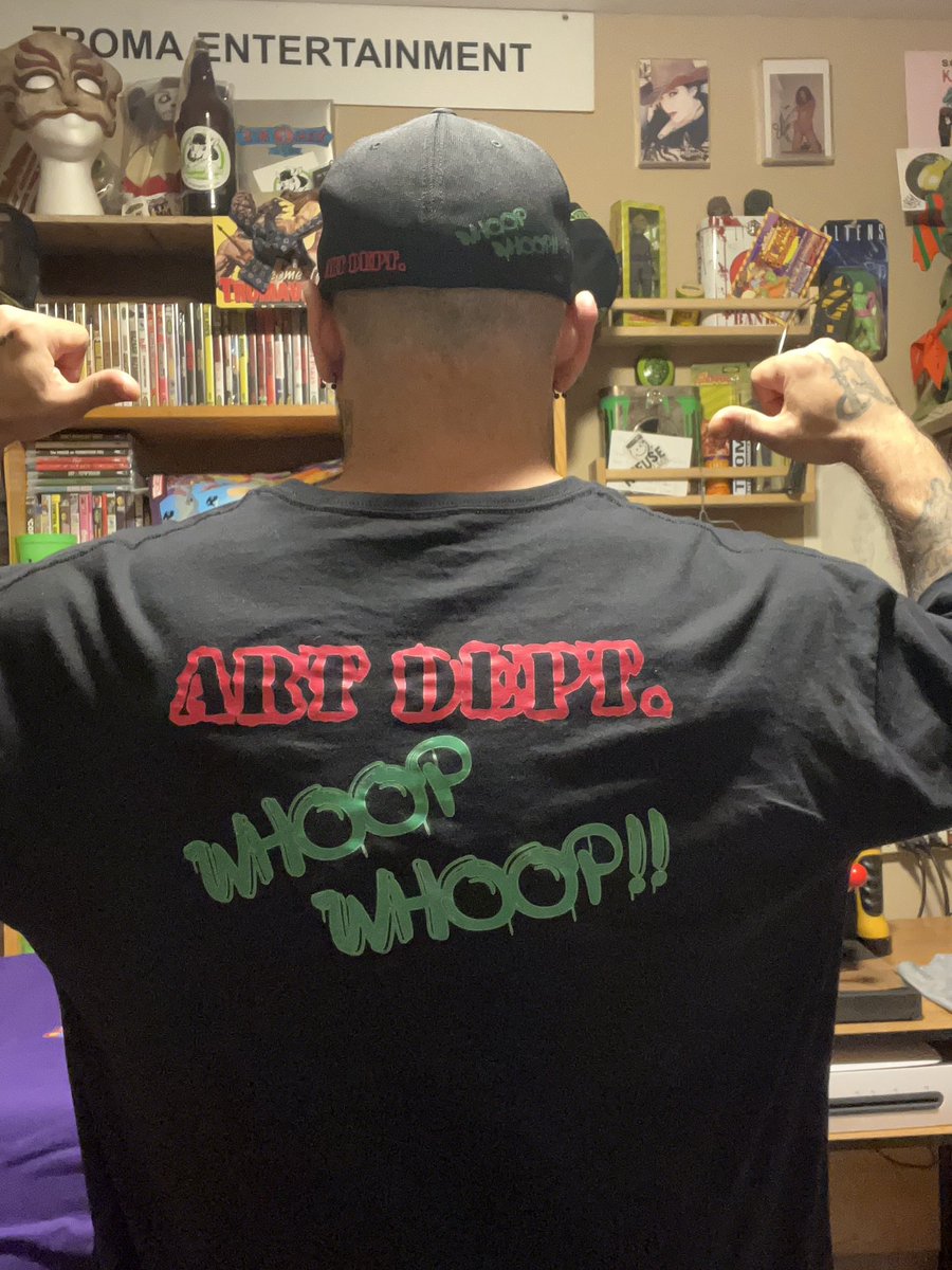 Troma Dan (@therealtromadan) on Twitter photo Reunited and it feels so good!!
I guess I can let the cat out of the bag.
After 10 long years, I’m bring my skills back to the Tromaville FX/Art Dept. for The Power of Positive Murder; the new film from the <a href="/Troma_Team/">ᴛʀᴏᴍᴀ ᴇɴᴛᴇʀᴛᴀɪɴᴍᴇɴᴛ</a>, (of course)!!
ART DEPT.!! WHOOP WHOOP!!
#TromaArmy Reunited and it feels so good!!
I guess I can let the cat out of the bag.
After 10 long years, I’m bring my skills back to the Tromaville FX/Art Dept. for The Power of Positive Murder; the new film from the <a href="/Troma_Team/">ᴛʀᴏᴍᴀ ᴇɴᴛᴇʀᴛᴀɪɴᴍᴇɴᴛ</a>, (of course)!!
ART DEPT.!! WHOOP WHOOP!!
#TromaArmy