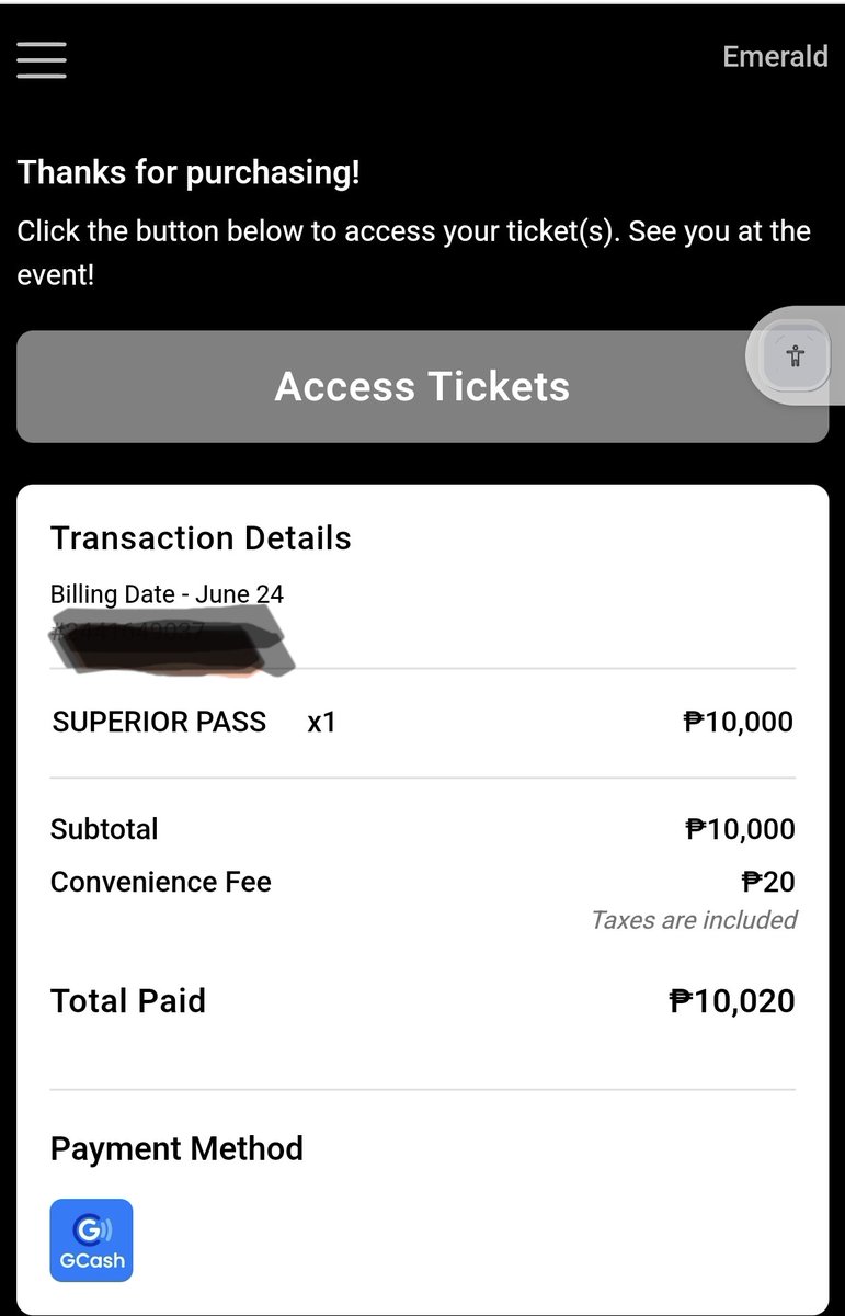 ememwindy's tweet image. Sinunod ko lng si idle @felipsuperior and ginamit si ninang @gcashofficial for my payment 😅
Thank you Lord naka-secure 🙏
See you in July 😭🔥

#FELIP
#7sinsConcertInJuly