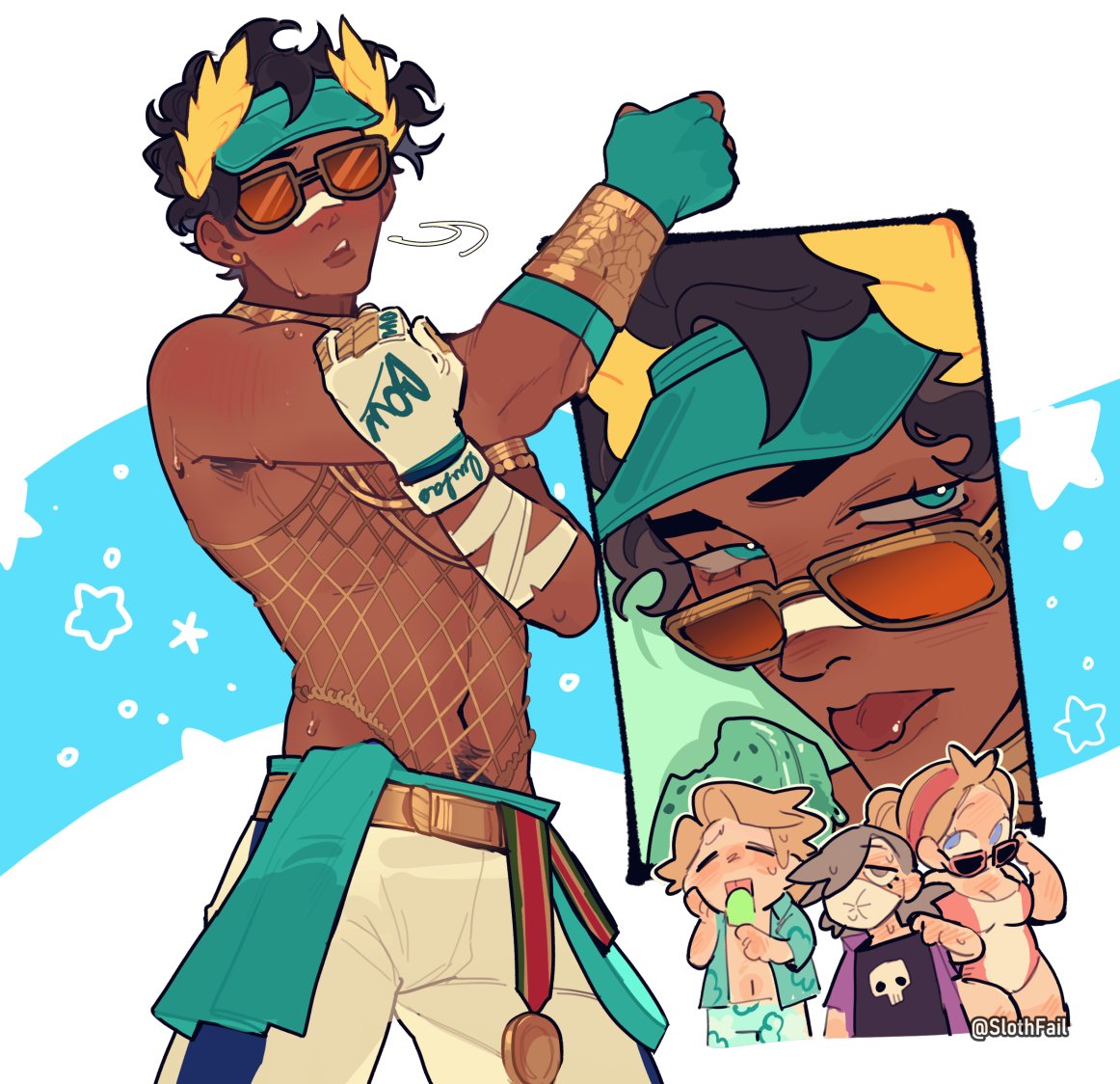 SlothFail's tweet image. summer Ganji #IdentityV