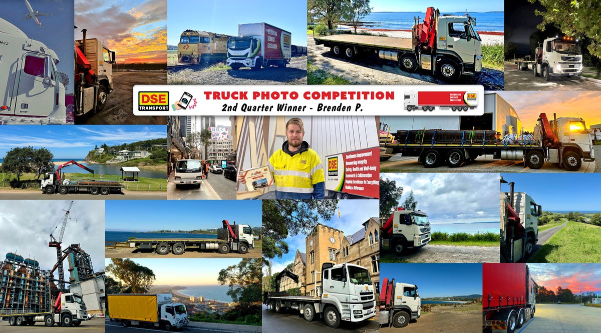 We are thrilled to announce the winners of our Second Driver Truck Photo competition for Autumn!
📷 CONGRATULATIONS BRENDEN!! 📷
Runners Up:
• Fred A.📷
• Lachlan C.📷
A huge thank you to ALL our amazing drivers who submitted their entries. #DSEPhotoCompetition #TruckPhotos