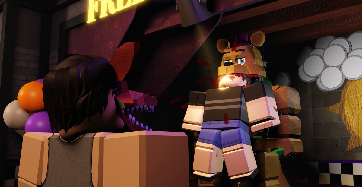 StarSoftworks's tweet photo. Was that the bite of..?

#FNAF #FiveNightsAtFreddys #Roblox #RobloxDev #Fredbear #Biteof83 https://t.co/jbbs9InSEa