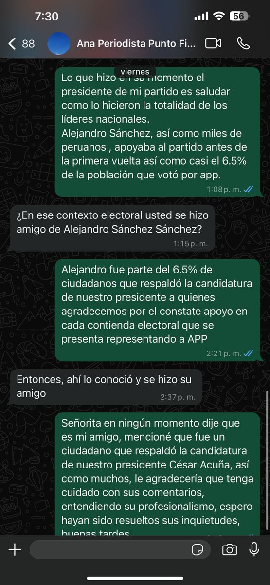 Comunicado

En relación con el reportaje emitido sobre las declaraciones de Salatiel Marrufo, deseo aclarar lo siguiente:

1. No conozco a Salatiel Marrufo. Afirmo categóricamente que las declaraciones realizadas son completamente falsas. No conozco a este señor ni tengo