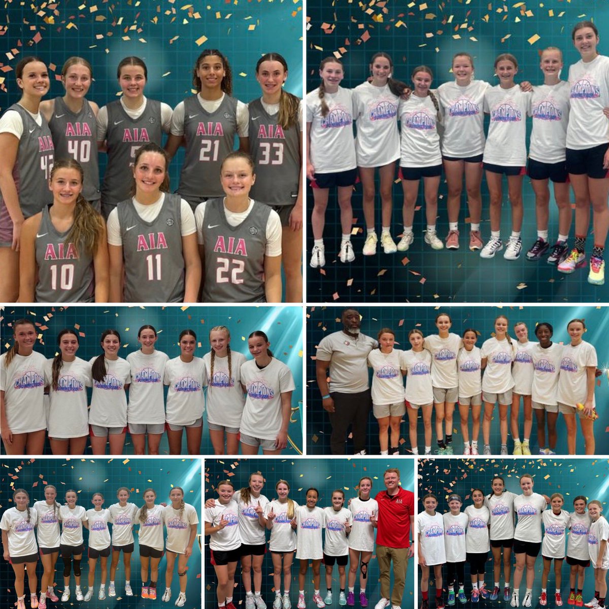 🏆WEEKEND CHAMPS🏆

at North Tartan Summer Jam:
🏅9th EYBL
🏅9th NIKE Red
🏅8th National Red
🏅8th East
🏅7th NIKE Black
🏅6th NIKE Red
🏅5th NIKE Red 

#AttackFamily #ChampionshipCulture