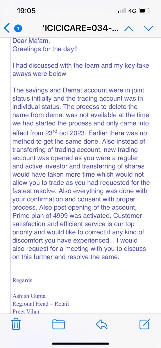 Chitra Sharma (@chitrajaypee) on Twitter photo <a href="/ICICIDirectcare/">ICICIDirect Cares</a> customer r lied too by ICICI bank officials and entire hierarchy support their unlawful actions. Every one is giving irrelevant information but no documents to support the information which as per icici is correct procedure. These r d ethics of icici <a href="/ICICIDirectcare/">ICICIDirect Cares</a> customer r lied too by ICICI bank officials and entire hierarchy support their unlawful actions. Every one is giving irrelevant information but no documents to support the information which as per icici is correct procedure. These r d ethics of icici