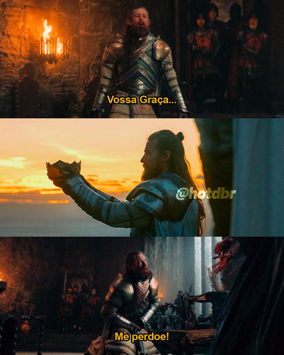 HOTDBr's tweet photo. Sor Erryk Cargyll cumpriu o seu juramento. Ele foi leal e defendeu a sua Rainha até os seu último dia. 💔💔

#HouseoftheDragon https://t.co/0uKxov7dvC