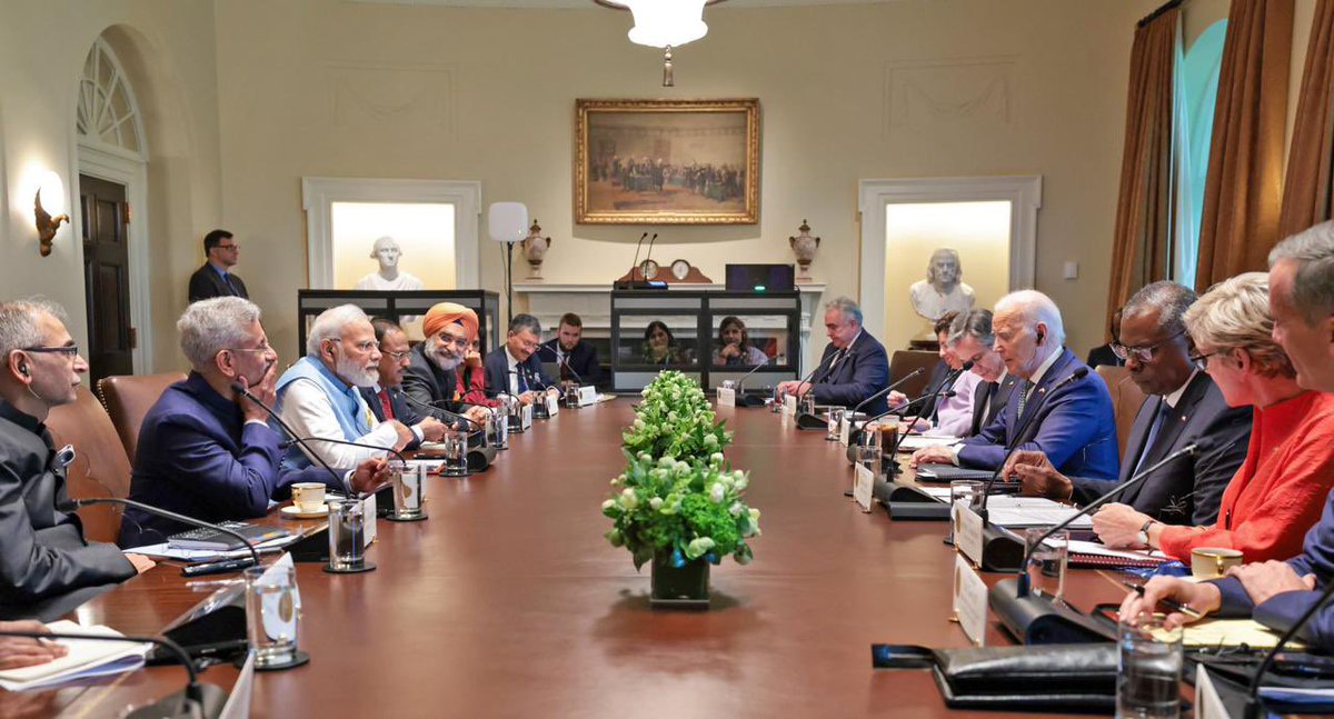 SandhuTaranjitS's tweet photo. Memories of PM @narendramodi State visit to the United States in June 2023. The 🇮🇳 🇺🇸 relationship turned into a partnership for “Global good”. https://t.co/MHhsIONFym