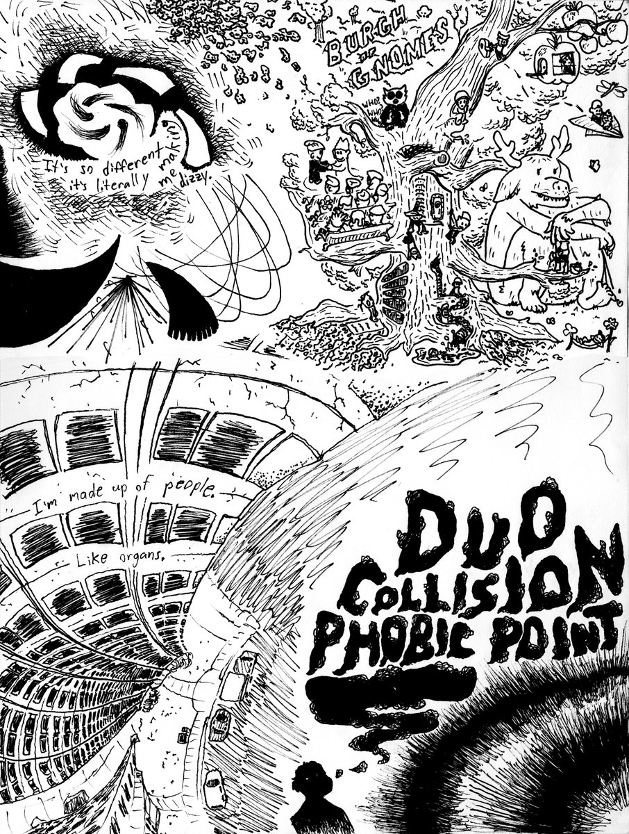 improv comic 2. challenged myself to no penciling. #comics #comic #art