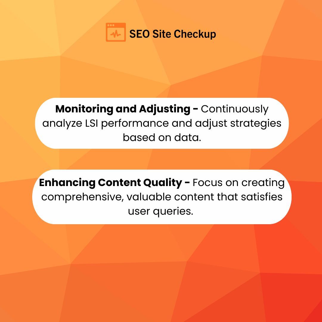 Seositecheckup's tweet image. Discover LSI&apos;s role in SEO—balance keyword usage for enhanced content relevance and SEO effectiveness. 

#LSIkeywords #KeywordOptimization #SEOstrategy #ContentStrategy #DigitalMarketing #SearchEngineOptimization #LSI #KeywordVariation #ContentOptimization
