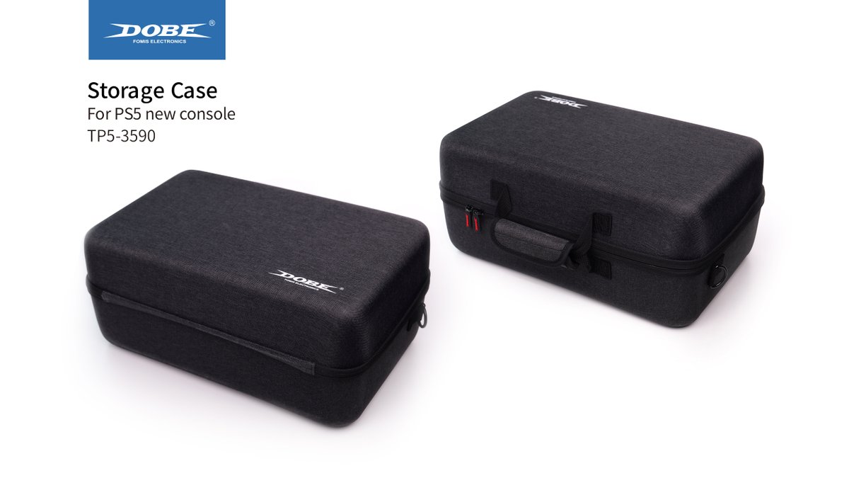 Nievesma1's tweet photo. DOBE's newly designed large capacity game console storage bag is suitable for the new PS5 console (TP5-3590), which can store game controllers and controllers, effectively protecting the security of the game console.Factory stock, accept customized wholesale, OEM/ODM needs.🖥️🖥️⌨️ https://t.co/Z8fiUI78jo