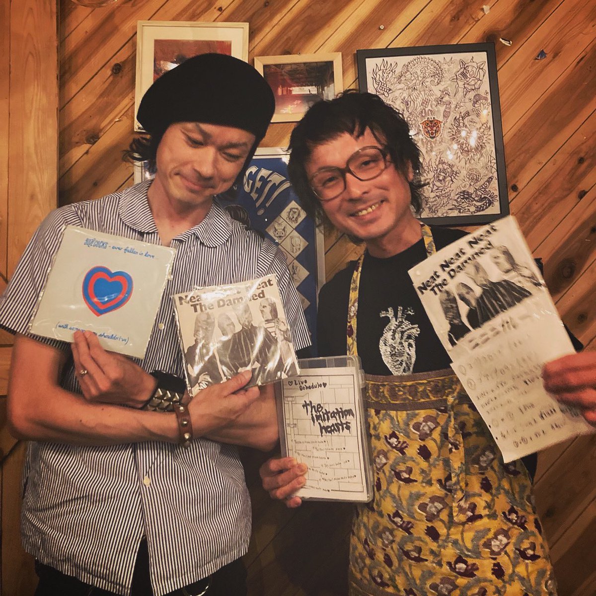 hiroyuki_jett's tweet photo. THANX!!

#Makeshift
#虚空とくらし
#TheDamned
#NeatNeatNeat
#Buzzcocks
#EverFallenInLove
#theimitationhearts https://t.co/WEHm1dWhSL