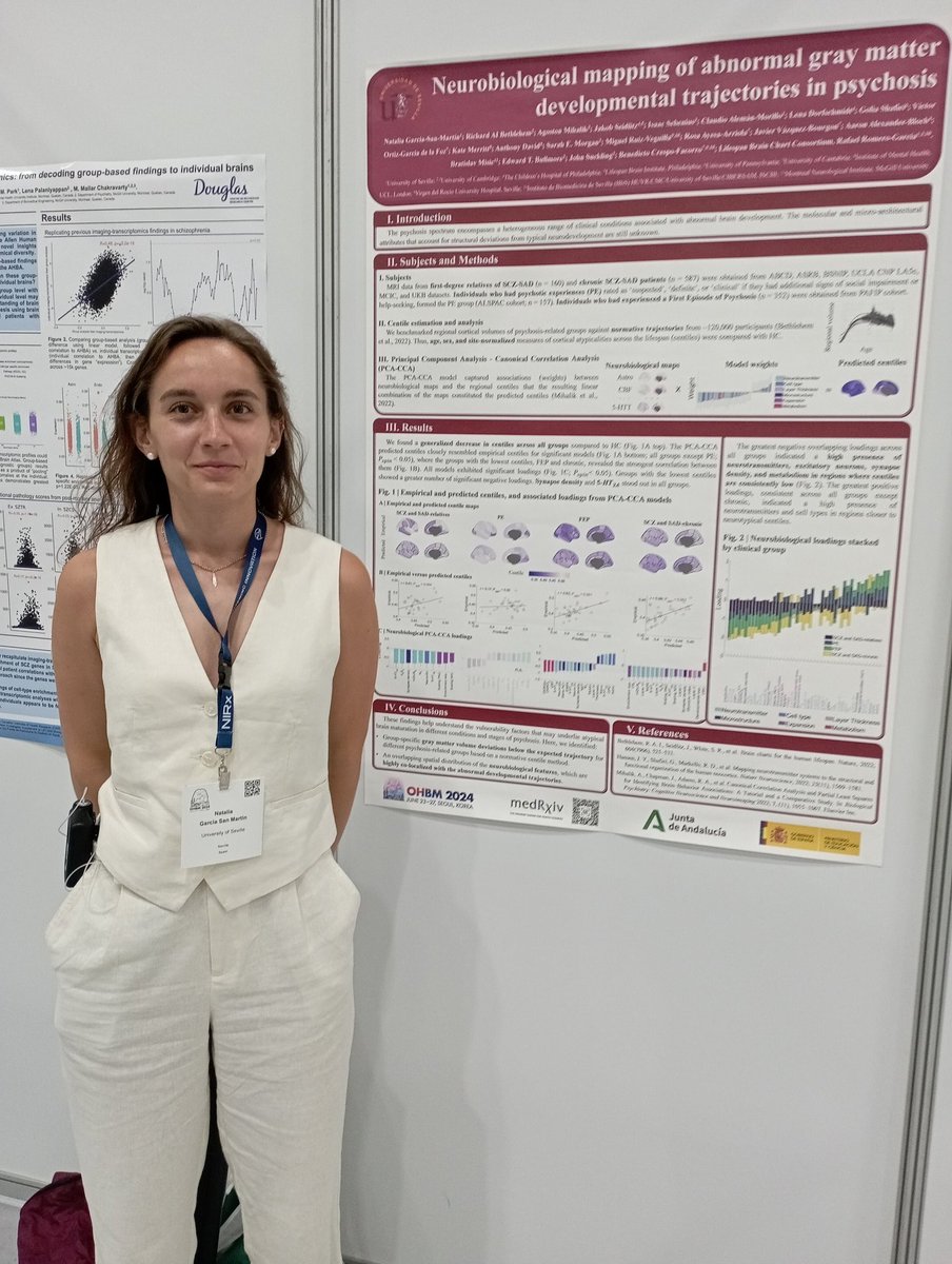 Are you interested in knowing more about how normative modelling can be exploited to better understand atypical development in the schizophrenia spectrum? Drop by 488 poster and talk to Natalia. <a href="/garsanmar/">Natalia García San Martín</a> <a href="/OHBM/">OHBM</a>