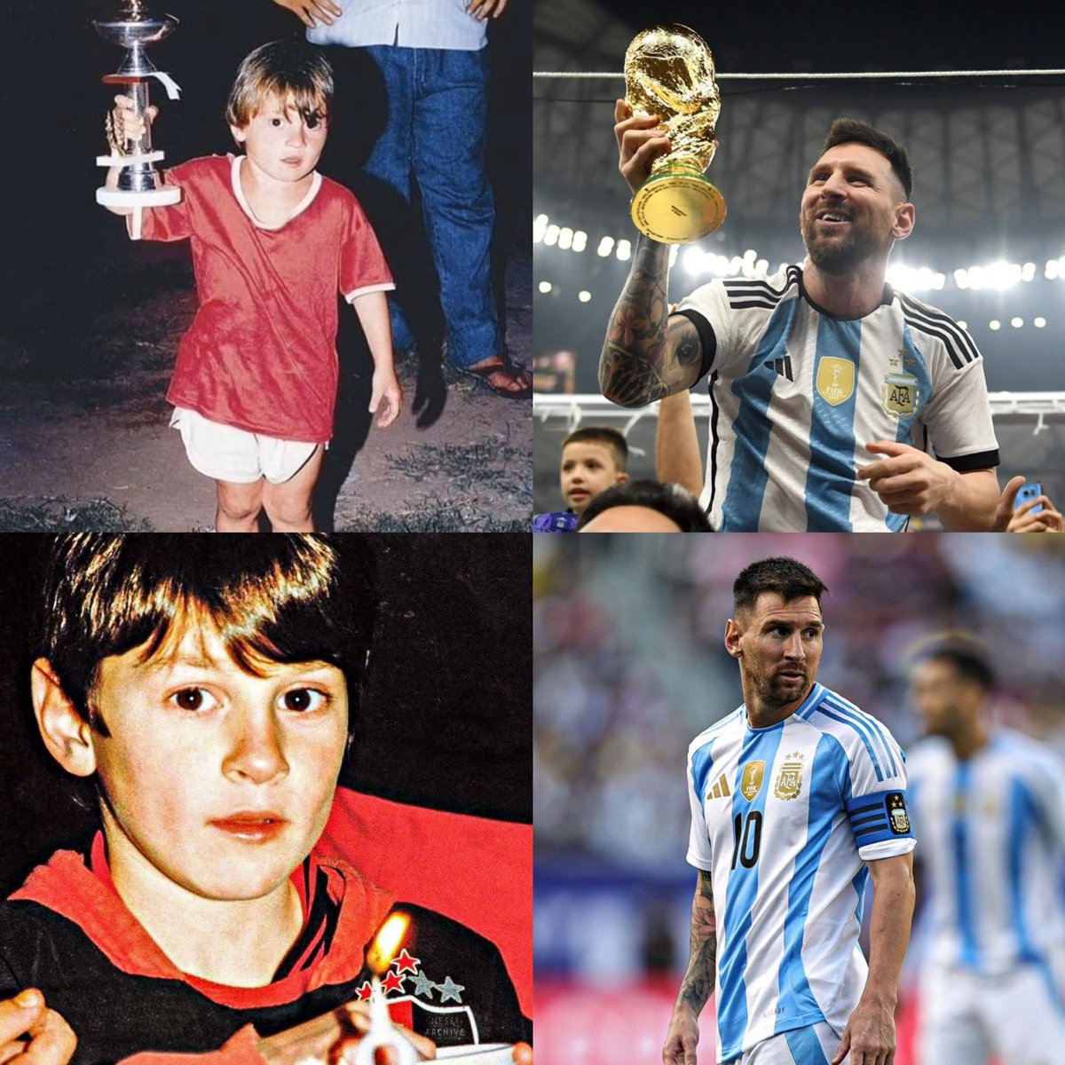 Hoy Lionel Andrés Messi cumple 37 años. Gracias para toda la vida. Me marcaste la vida y siempre serás parte de mí. 

Ojalá el tiempo pare, pero mientras tanto disfrutaremos del viaje. ❤️