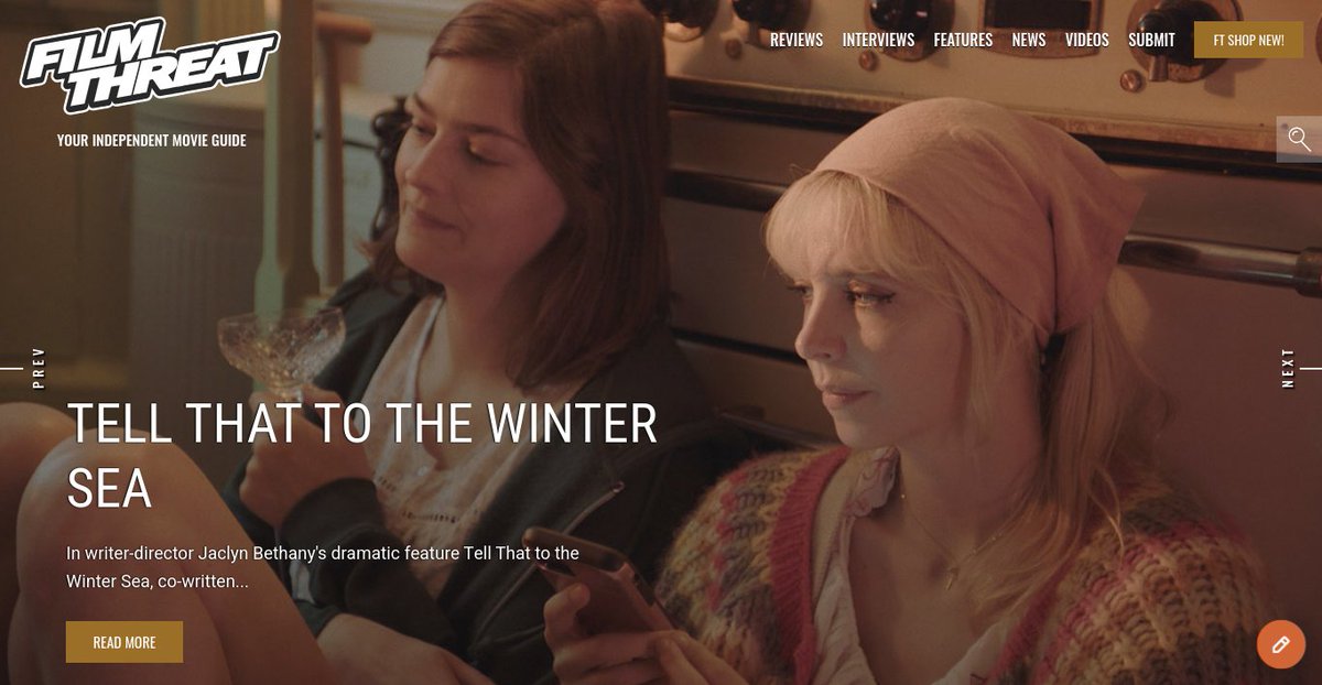 "...glimpsing the memory of times the two shared." Bradley Gibson looks at the drama Tell That To The Winter Sea.
filmthreat.com/reviews/tell-t… #SupportIndieFilm #Drama #TellThatToTheWinterSea #LGBTQIA