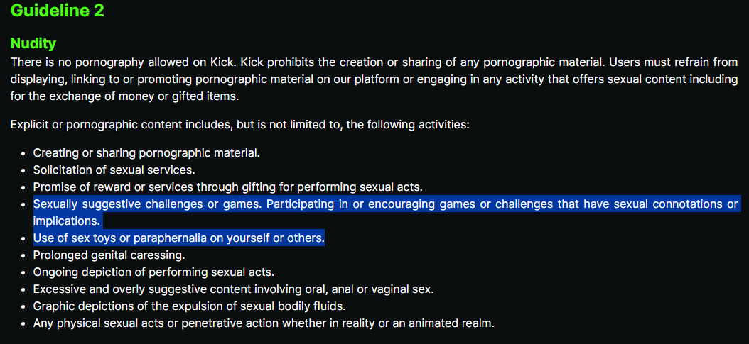 zachbussey's tweet photo. Guideline 1, formerly called Pornography, is now called Nudity.
- The highlighted intro is new.

Guideline 2, also called Nudity.
- The highlighted rules are new.
- They removed "Encouragement of sexual acts or services." https://t.co/WMioNQGLgp