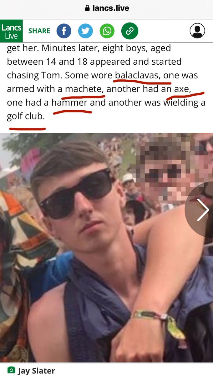 McCannCaseTweet's tweet image. #JaySlater  is  a very violent young man.. his court case is so vile.  
If the young girl had not jumped on top of the boy they would have killed him as mentioned in statements

"Stop! You're going to kill him", but Tom heard the reply, "i don't give a f***. We will kill him."