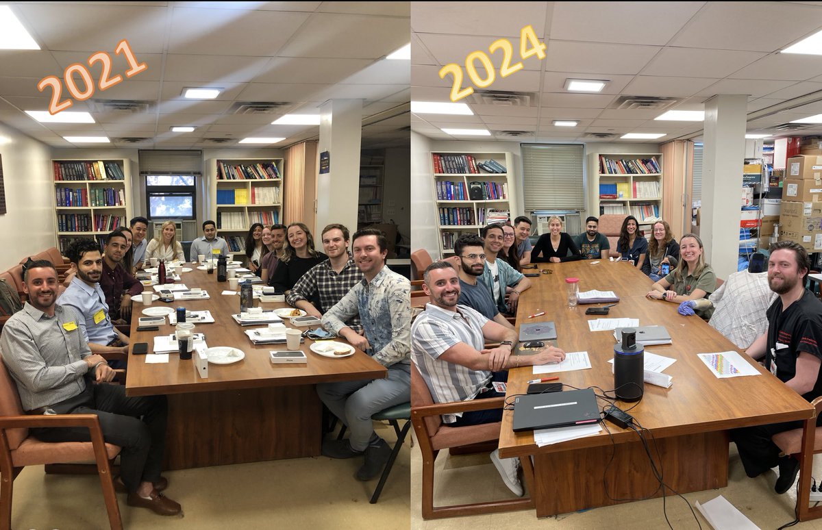 As they finish their last week of residency, we’d like to congratulate the class of 2024 on landing the #BestJobsinEM and a little before/after looking back on their first day of orientation.