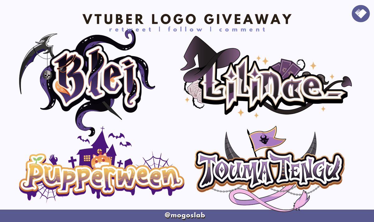 mogoslab_'s tweet photo. ✨Free Logo Giveaway✨
End in 24 hours
To enter:
☑️Follow 
☑️Comment &amp; Retweet
#vtuberasset #vtuber https://t.co/RpmZd7BKE6