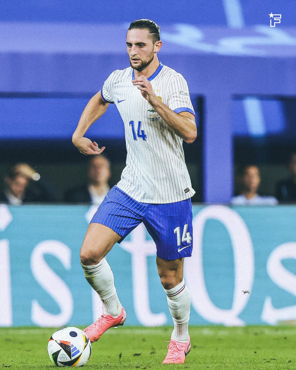 footmercato's tweet photo. À la place de Deschamps, vous titularisez qui entre Rabiot et Camavinga pour le match contre l'Espagne ? 🤔

#ESPFRA #EURO2024 https://t.co/xWJ8XrNGvy