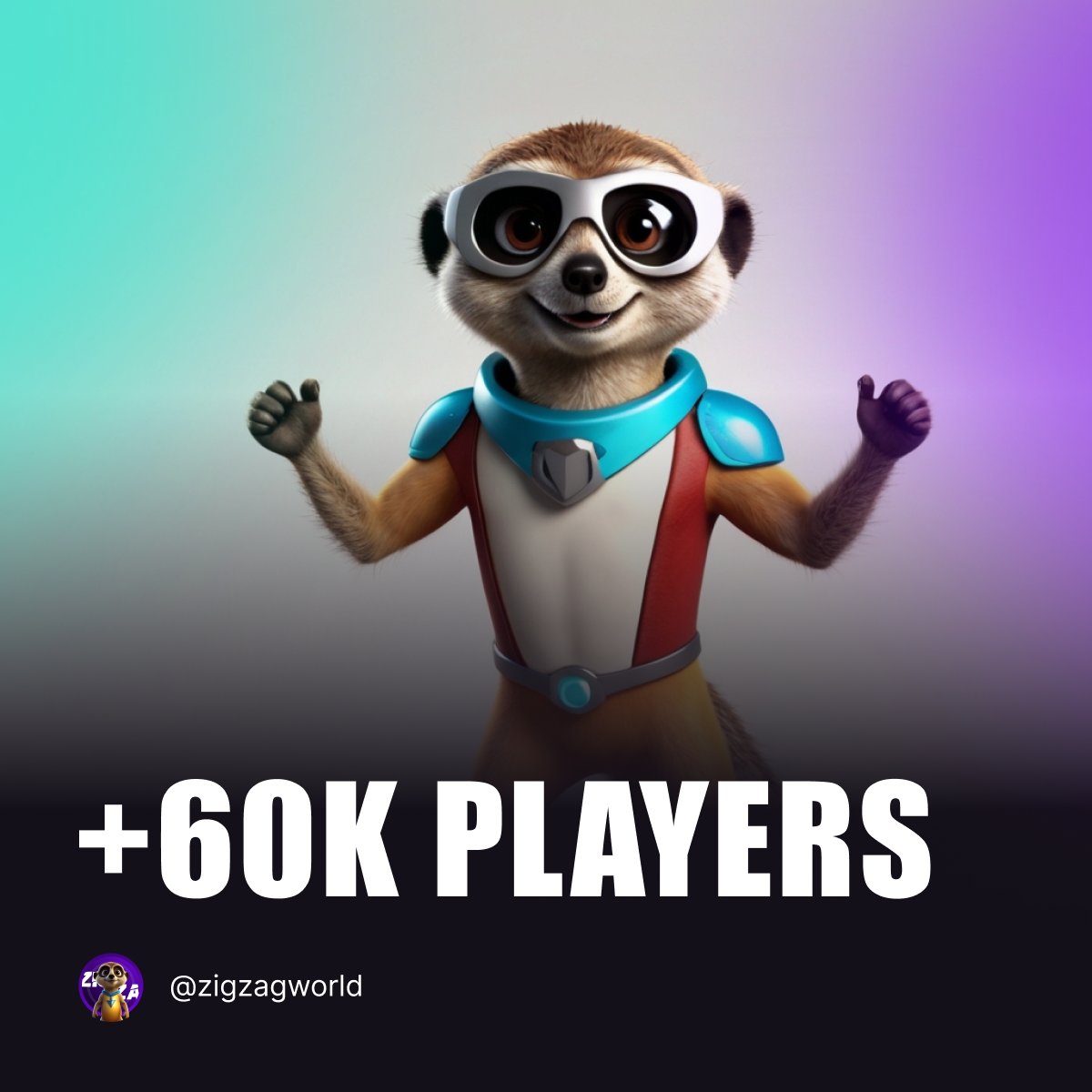 🚀 Hey ZigZag Family! 🚀

We've hit 60k active players in just a few days! 🌟

Thank you all for your belief and support. This is just the start! Let’s keep breaking records! 💪✨

Stay tuned for more! 🎉

#ZigZagWorld #TON #NewBeginnings #Tap2Earn