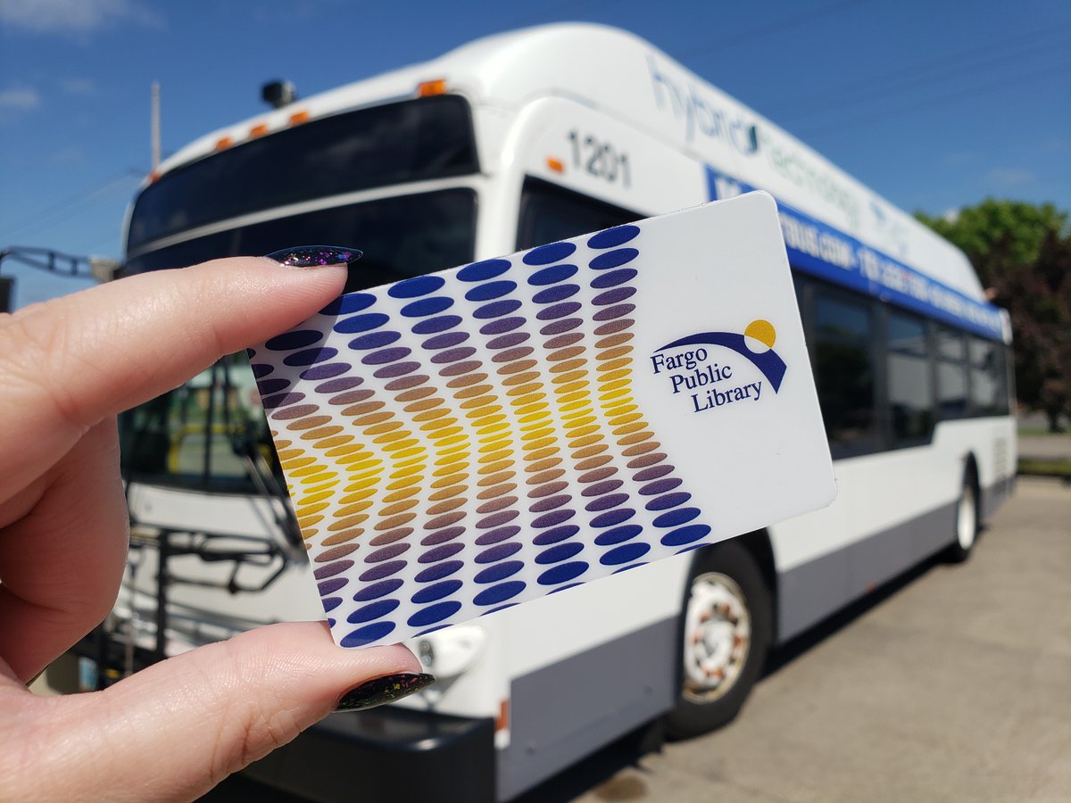 MATBUS's tweet image. Youth K-12 ride free to and from any public library in the Fargo/Moorhead area this summer! 📖📚

All they have to do is get onboard and show the bus driver their library card. 

This promotion runs through August 31 and works for youth riding by themselves or with an adult.