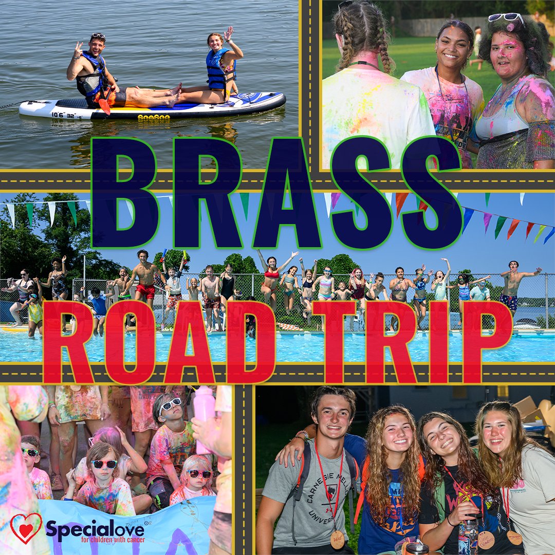 Fill up your gas tanks and double check your route! The BRASS Road Trip begins one week from today!! 🚗💨 We can't wait to make memories with old and new friends next week! #Specialove #BRASScamp #specialovecamps