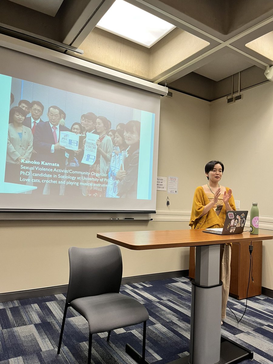 migapprogram's tweet image. Graduate students Kanoko Kamata and Mauricio Zavaleta discussing mobilization research on today's panel 🖊️📖! 
@KanokoKamata @MauricioZava 
The session was followed by a engaging Q+A where fellows were able to ask questions about their studies.