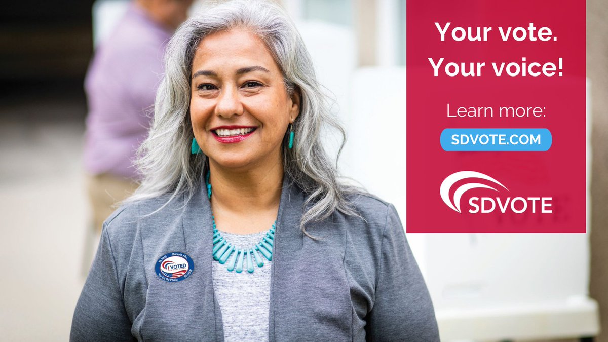 SDVOTE's tweet photo. Your voice matters. That's why it's important to register to vote! It's easy, register online at https://t.co/TxOD014KGR #SDVOTE https://t.co/LqPhaJ4wHQ