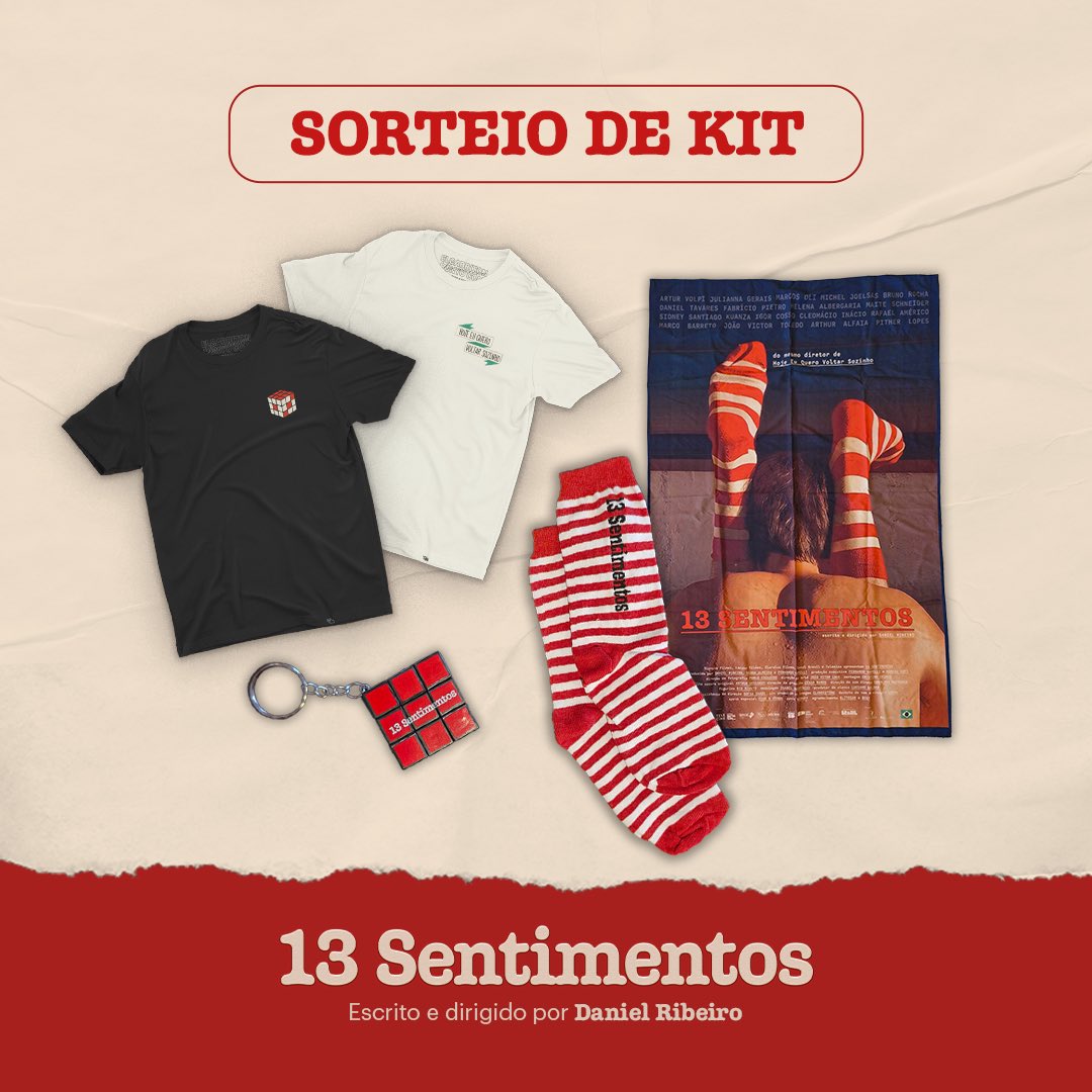 🏳️‍🌈SORTEIO DE KIT EXCLUSIVO DE "13 SENTIMENTOS" E "HOJE EU QUERO VOLTAR SOZINHO"🏳️‍🌈

Regras para participar aqui: 

instagram.com/p/C9K5BsWvSY7/…

#danielribeiro #13sentimentos #hojenoscinemas #cinemanacional #cinemalgbt #vitrinefilmes #LeiPauloGustavoSP #tudoviracultsp