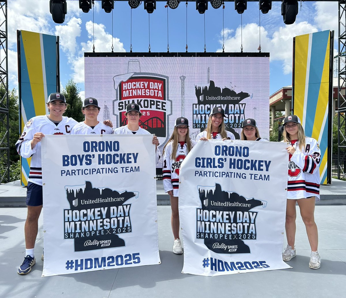 OronoSpartans's tweet photo. Taking the game OUTDOORS!
The Spartan girls AND boys hockey teams will participate in Hockey Day Minnesota 2025 held at Valleyfair in Shakopee. The girls will play Northfield on Thursday, January 23. The boys will play Delano on Friday, January 24th. #HDM25 https://t.co/OaBwLMaKv1