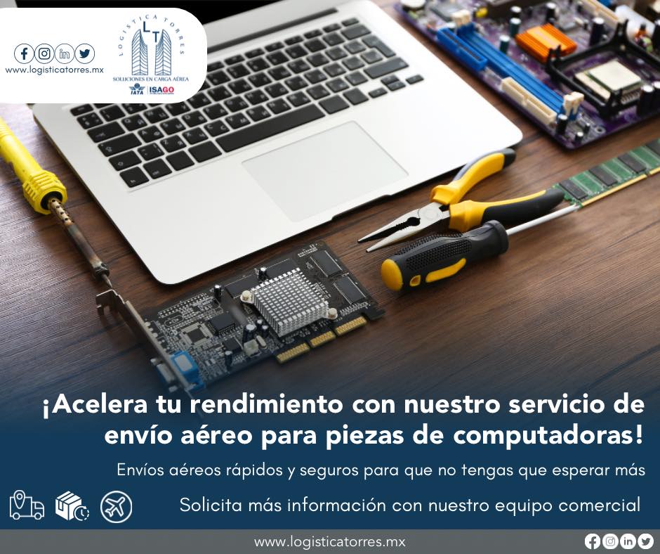 LogisticaTorres's tweet image. ¡Acelera tu rendimiento con nuestro servicio de envío aéreo de piezas para computadoras!
Llámanos al: 5557564005 Opción Ventas
Más información: logisticatorres.mx
.
.
.
#EnvíoAéreo #ComponentesPC #LogísticaEficiente #TecnologíaAVuelo #SomosLogisticaTorres #CoberturaNacional