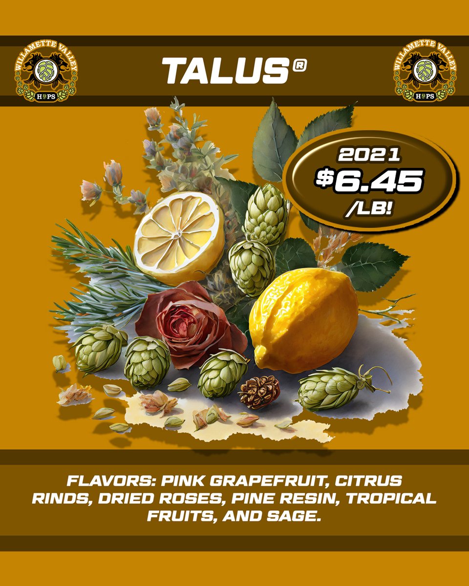 WVHops's tweet image. Hot Hop Deals! 2021 Talus - $6.45/lb! In stock and ready to ship. Contact your Territory Manager or purchase on Lupulin Exchange:
lupulinexchange.com/listings?q=wil…
#hops #talushops #craftbeer #masterbrewers #brewersassociation #brewersofinstagram