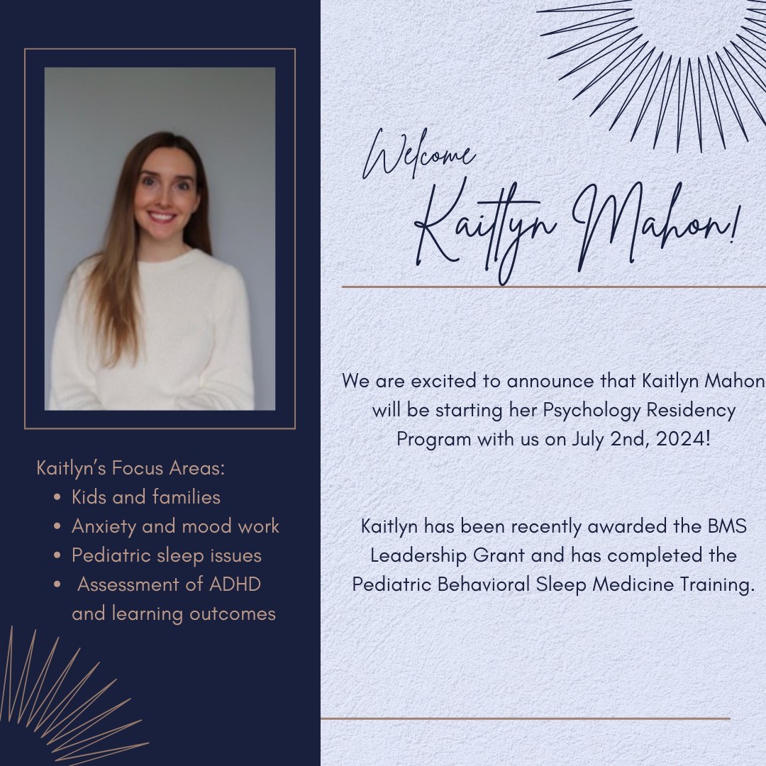 Welcome to Kaitlyn Mahon! We wish you all the best for your residency year.