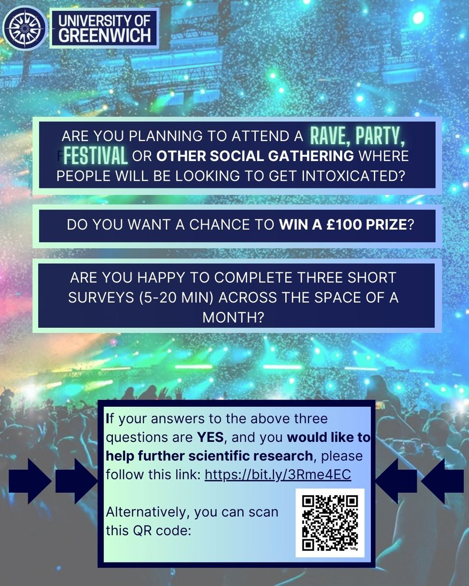 Dr Martha Newson (@martha_newson) on Twitter photo Anyone researching psychedelics, I'd be hugely grateful if you could share this with your networks!
We need participants who plan to attend an event within a week - study open all summer. tinyurl.com/2hzz5v88
With <a href="/drdluke/">David Luke</a> and <a href="/herebehumans/">Here Be Humans</a> Anyone researching psychedelics, I'd be hugely grateful if you could share this with your networks!
We need participants who plan to attend an event within a week - study open all summer. tinyurl.com/2hzz5v88
With <a href="/drdluke/">David Luke</a> and <a href="/herebehumans/">Here Be Humans</a>