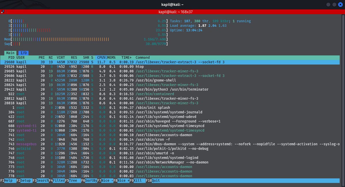 _KapilChauhan's tweet image. 🚀 Challenge Time! 🚀
🔍 Can you identify this tool ? 🖥️🤔
Hint: It's a powerful Task manager for Unix systems.
👇 Drop your answers below!👇
#CyberSecurity #TechTrivia #LinuxTools