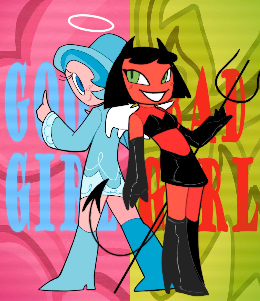Plush_N3rd's tweet photo. goodgirlbadgirl fanart because they are so cute
#fanart #digitalart #drawing #ggbg https://t.co/BfzW1XEJmF