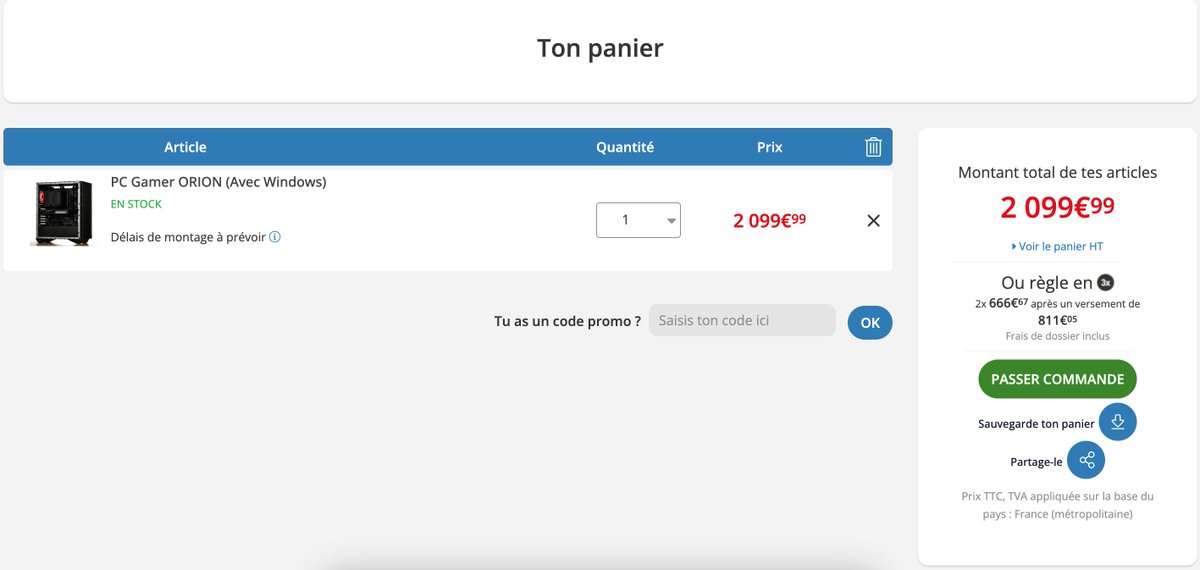 BLajonie's tweet photo. @TopAchat Salut ! J'ai prévu d'acheter un bon pc chez vous, possible d'avoir un #CodePromo ? 😁 https://t.co/UCbf9MP8hs