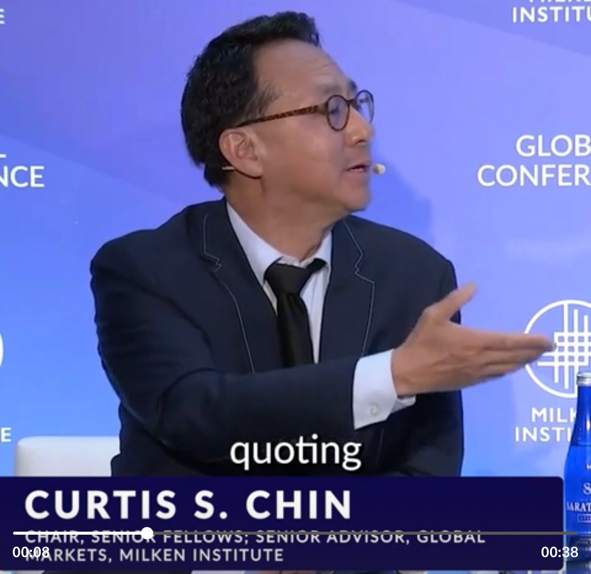 CurtisSChin's tweet photo. OK, #BTSV #BTSArmy #KimTaehyung fans, there I go quoting “the most searched #Kpop idol on @google” again: Kim Taehyung aka #V.
A clip from #MilkenInstitute #MIGlobal Conference 2024 w/ @BingChen @PayalKadakia @davelu @smitstweets @Shiza
#borahae 💜
#BORAHAE_TAEHYUNG #TYPE_1 https://t.co/Ci0phUug0n