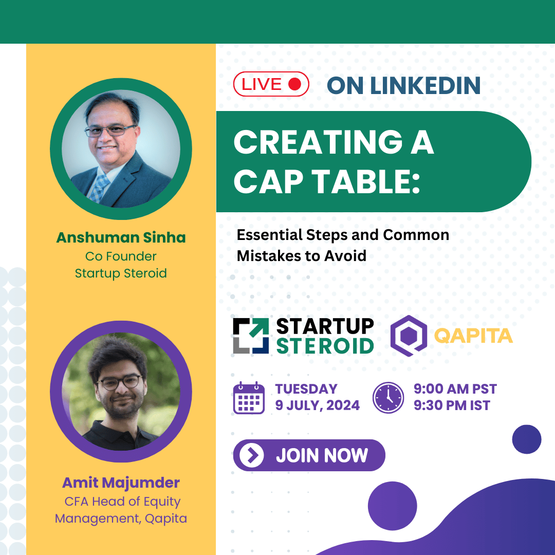 SGC_GameChanger's tweet image. ⏰ Time&apos;s ticking! Just 1 day to go until our Cap Table Management LinkedIn Live! 

📅 Jul 9th | 🕖 09:00 AM PST/09:30 PM IST/12:00 PM EDT

👉 Grab your seat: tinyurl.com/57a6cdyu

#CapTableManagement #StartupGrowth