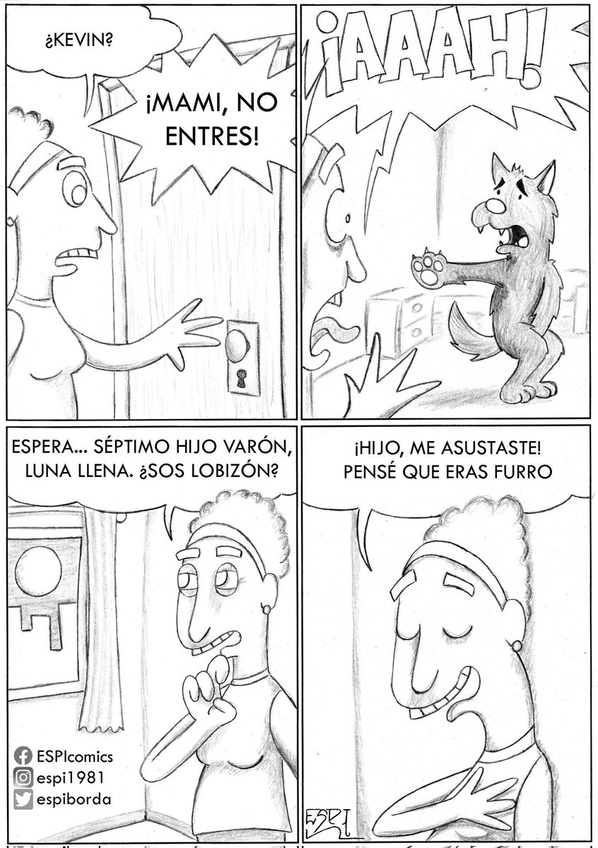 EspiBorda's tweet image. Salió capítulo de LA MALDICIÓN DEL HOMBRE LOBO en @terrornopodcast, con @Attomsk y @rawheadm .Para festejar, les dejo un chistecito referente.
open.spotify.com/episode/4Y0Jpm…

#lamaldiciondelhombrelobo #lobizon #hombrelobo #humor
#humorgrafico #furro #terror #peliculasdeterror #chiste