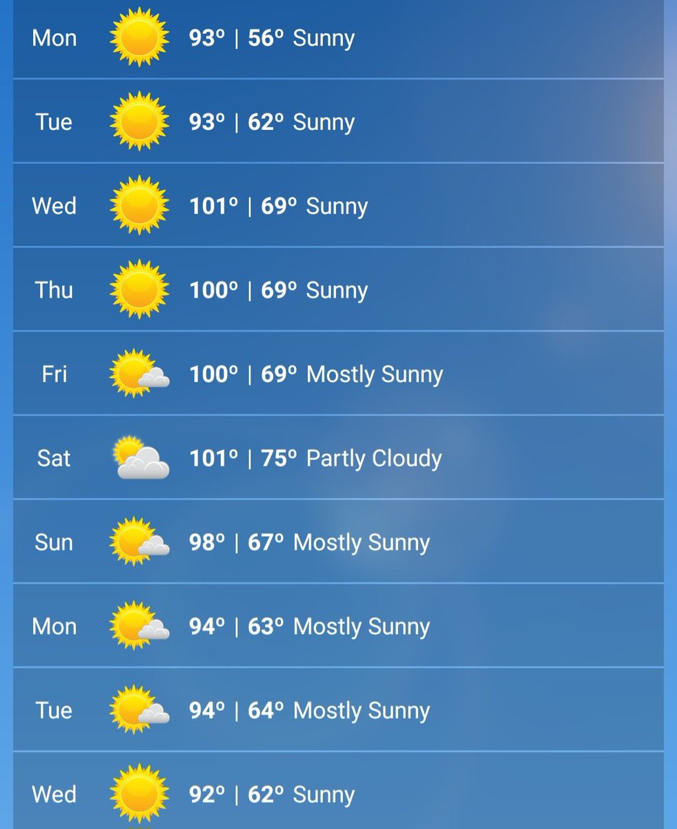 RayleeHatch's tweet image. Ugggg....90s &amp;amp; 100s ewwww. ☀️🔥
#weatherbug #summer #Idaho #sunny #hot
