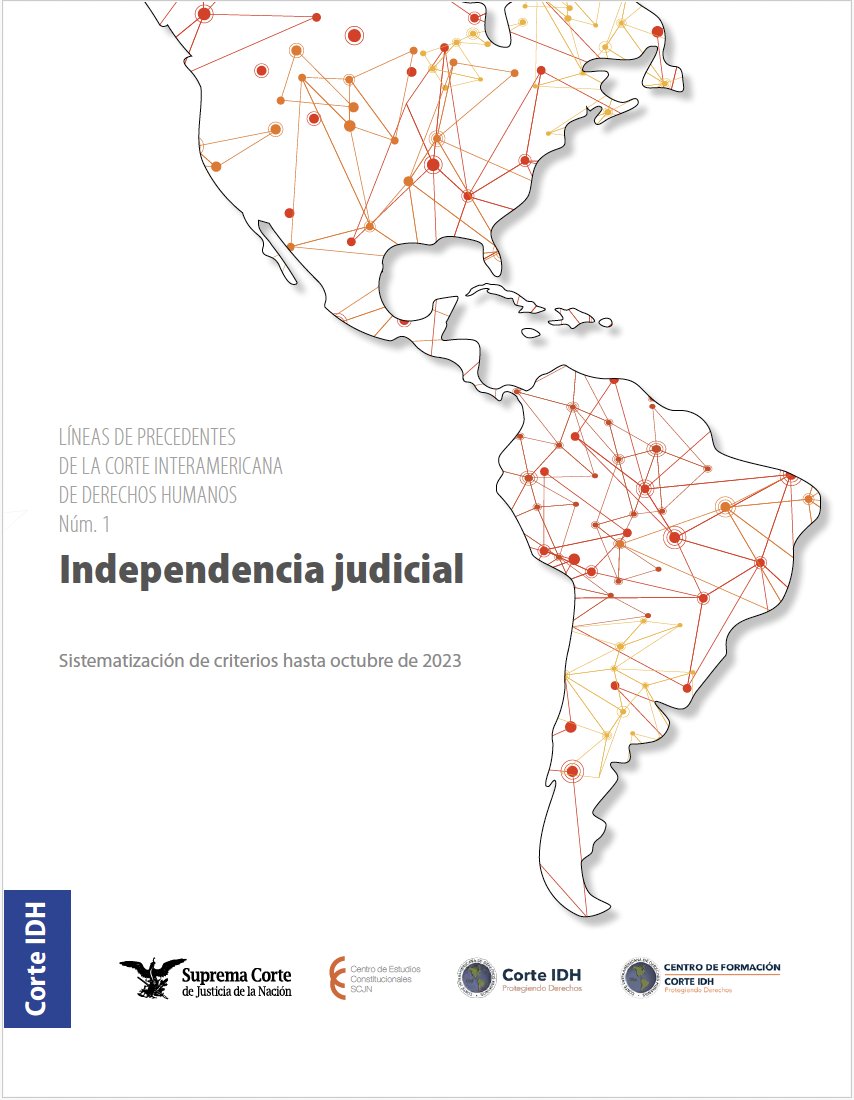 📚 ¿Qué ha resuelto la <a href="/CorteIDH/">Corte Interamericana de Derechos Humanos</a> sobre la "Independencia Judicial"? Este #CuadernoDeJurisprudencia de la colección "Líneas de Precedentes de la Corte IDH" reúne los fallos de este tribunal internacional sobre la materia.

Consúltalo de manera gratuita 👉 sitios.scjn.gob.mx/cec/editorial/…