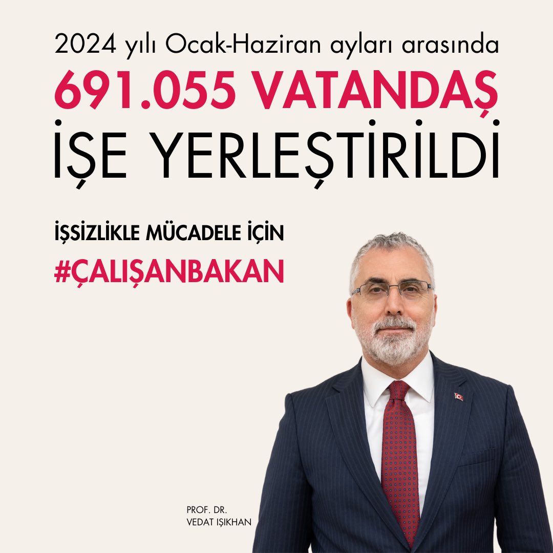 vedatisikhanfan's tweet photo. Vatandaş işsiz kalmasın diye #çalışanbakan

@isikhanvedat https://t.co/NBVZEizGAe