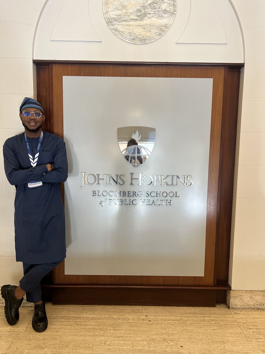 bolu_aderounmu's tweet image. I'm thrilled to announce that I have begun my MPH program at the @JohnsHopkinsSPH, the world's No. 1 institution for public health education. This decision comes after receiving generous offers from Harvard, LSHTM, Yale, Columbia and the University of North Carolina.