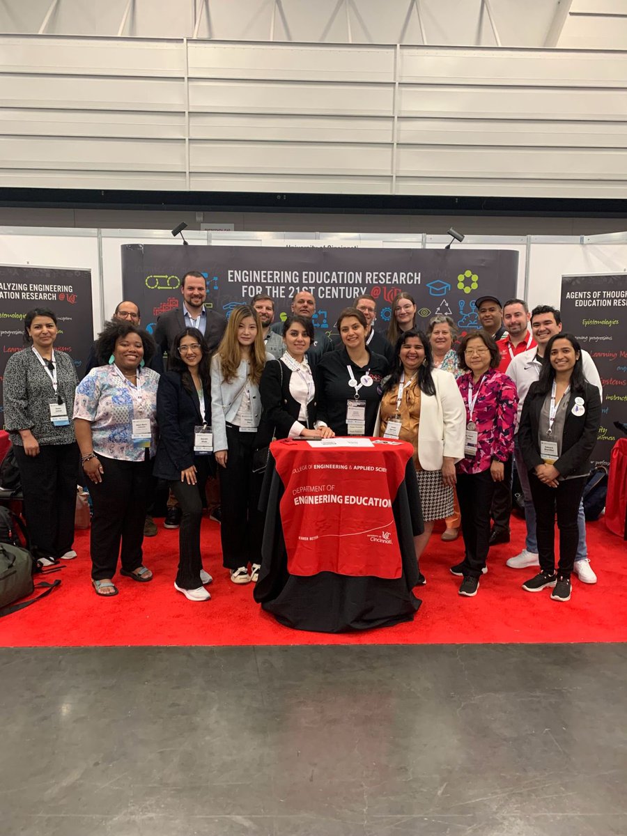 We had a great time at ASEE in Portland, OR! Our program had a total of 15 papers, 5 posters, and 2 workshops. Learn more here: on.uc.edu/UC-ASEE