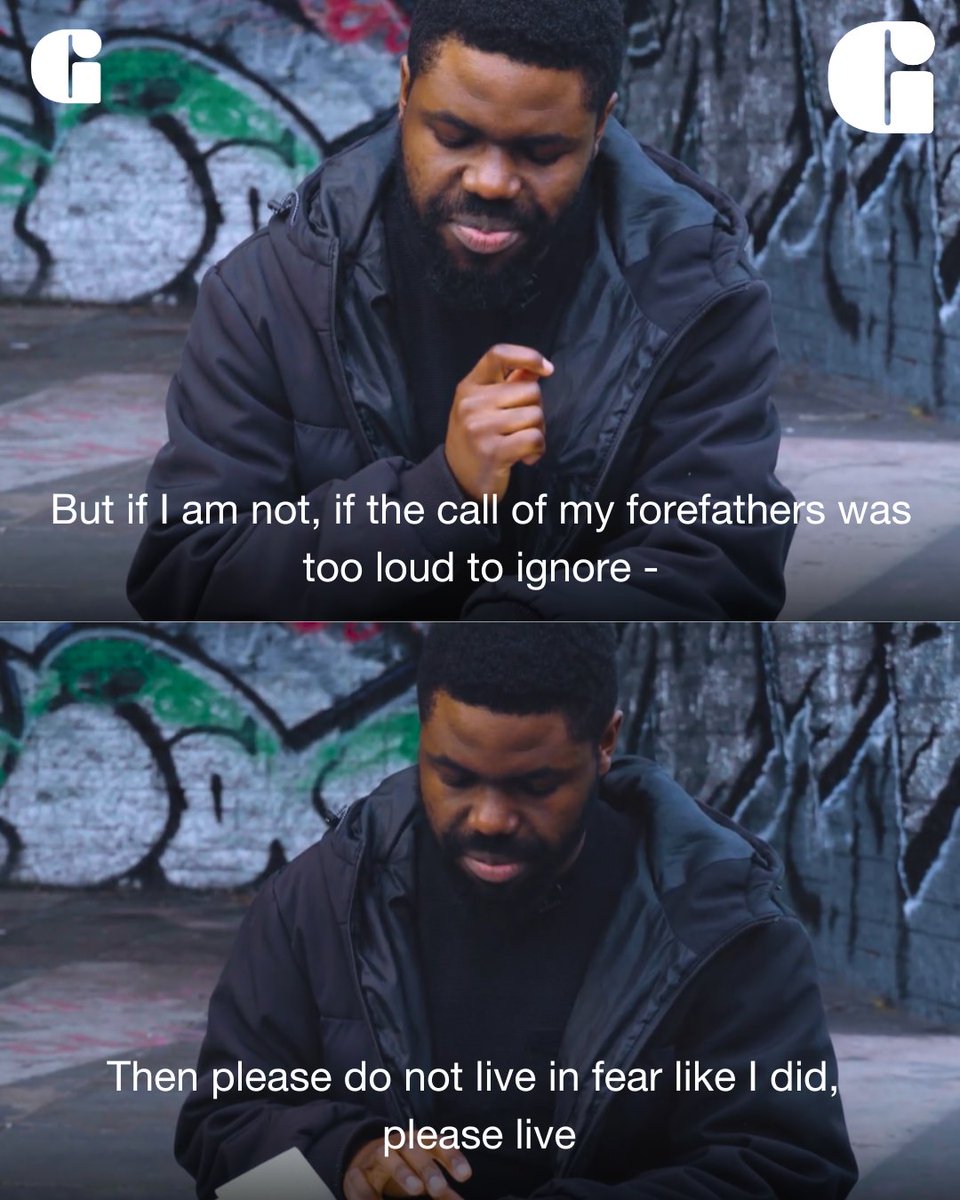 GormMedia's tweet photo. Here is the second half of Dagogo's moving poem to his baby son🌈
Will his words mark a new chapter for generations of his family to come?
Listen to the first half of the poem: https://t.co/88XA1xoOkX
#poetry #blackfather #africanman #familytrauma #generationaltrauma @dondagz https://t.co/K4elJOVmIE