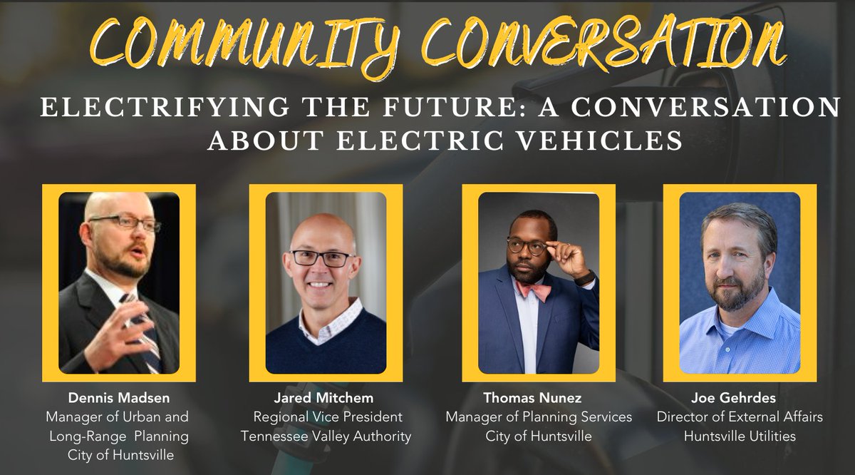 Join us for a Community Conversation about Electric Vehicles. This is a panel discussion covering various aspects of EVs, such as benefits of EVs, the current state &amp; future EV infrastructure, financial incentives &amp; government policies, &amp; more. 
Register: loom.ly/pWj66Eo