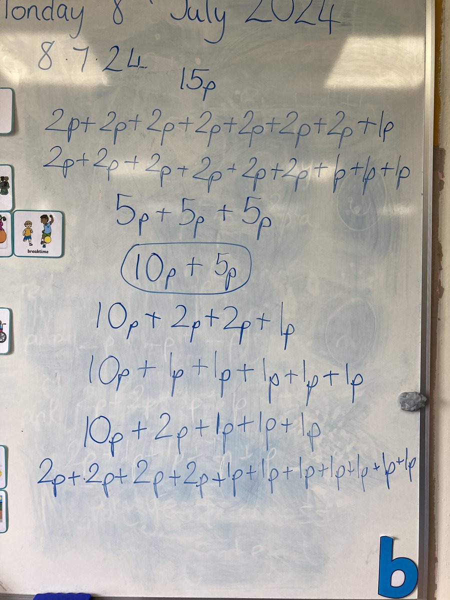 latimerprimary's tweet image. #ClassKB are learning about all the different coins we use in England. We used different coins to make the same amount. Mrs Broome’s shop was open this afternoon for the children to purchase toys. #perseverance #Latimermaths
